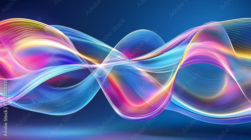 Abstract Background with Gentle Glowing Light and Seamless Gradient Transitions Abstract Background with Gentle Glowing Light and Seamless Gradient Transitions