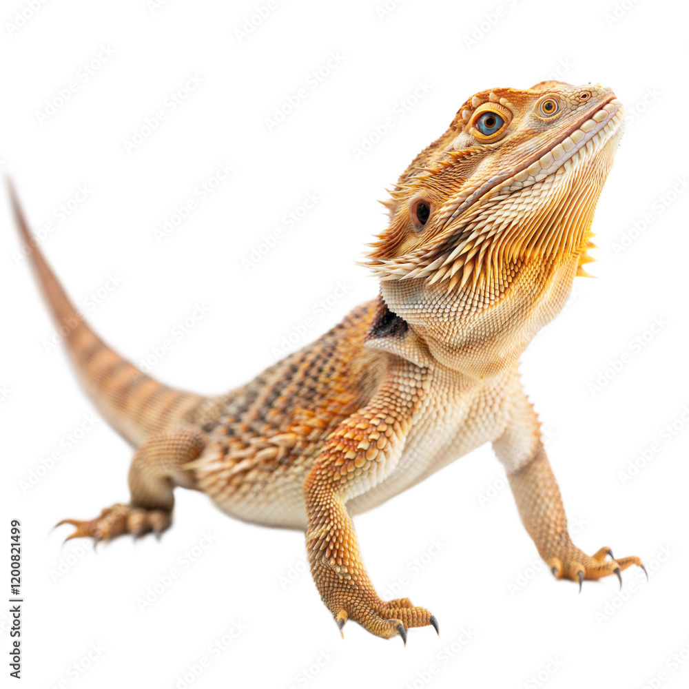 Fototapeta premium Bearded Dragon AI Generated Image