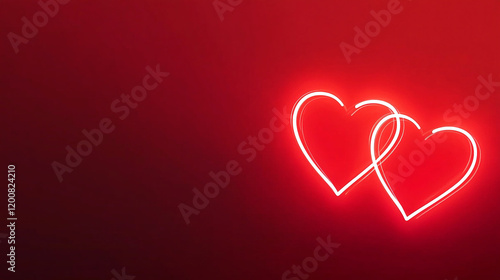 Wallpaper Mural Glowing red heart on red textured background for valentines day wedding celebration Torontodigital.ca