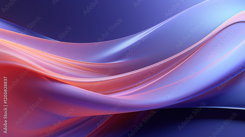 Fototapeta premium Abstract Gradient Wave Design