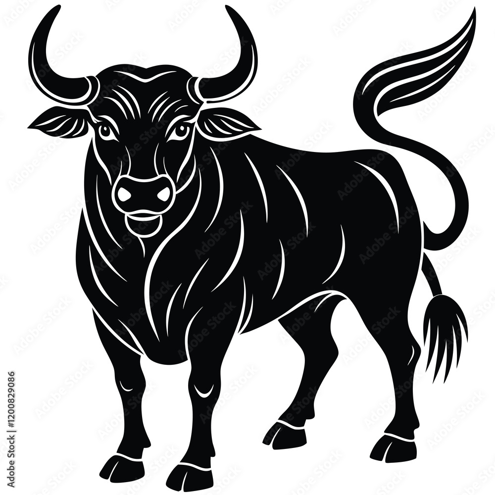 Bull Outline Vector: High-Quality Graphic for Wildlife and Branding Designs
Bull Outline Vector: High-Quality Graphic for Wildlife and Branding Designs