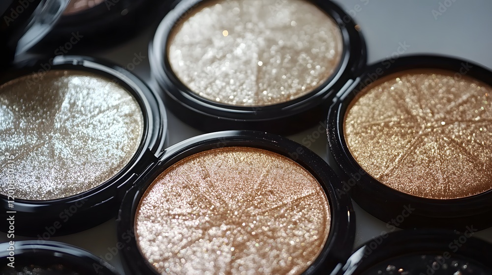 Sparkling highlighter swatches Sparkling highlighter swatches