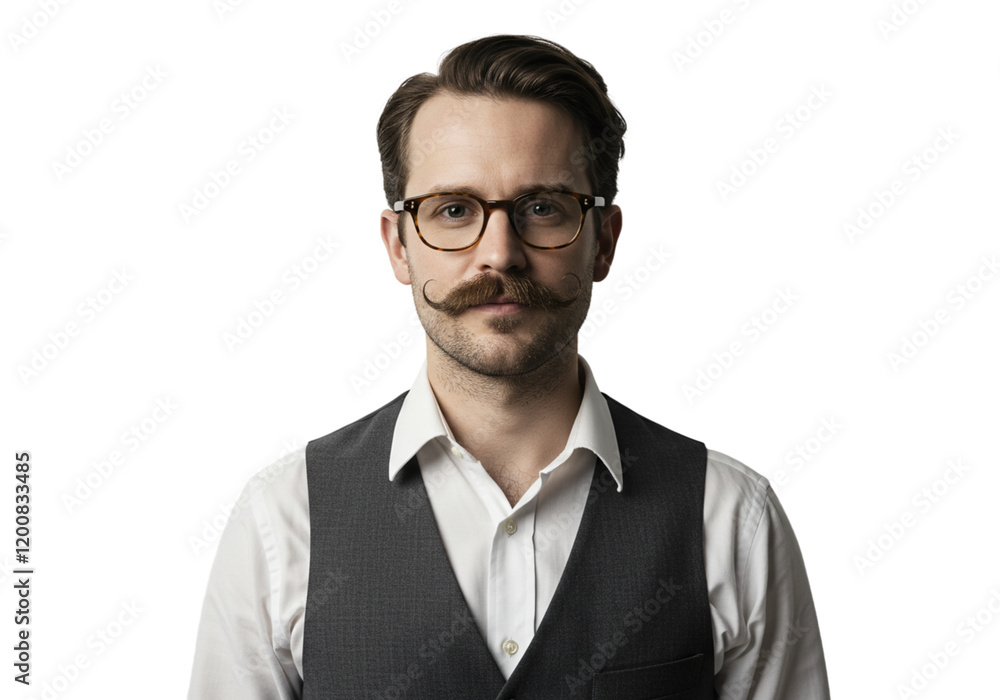 Stylish Man with Mustache Portrait Studio Shot Dark Background Professional Image men hair face look Stylish Man with Mustache Portrait Studio Shot Dark Background Professional Image men hair face look