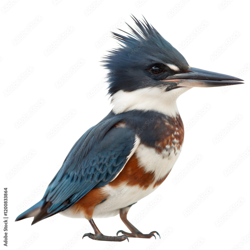 Belted Kingfisher AI Generated Image Belted Kingfisher AI Generated Image