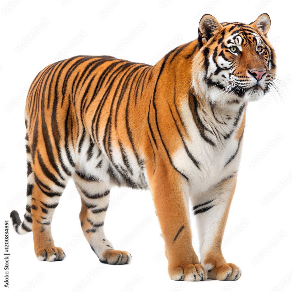 Naklejka premium Bengal Tiger AI Generated Image