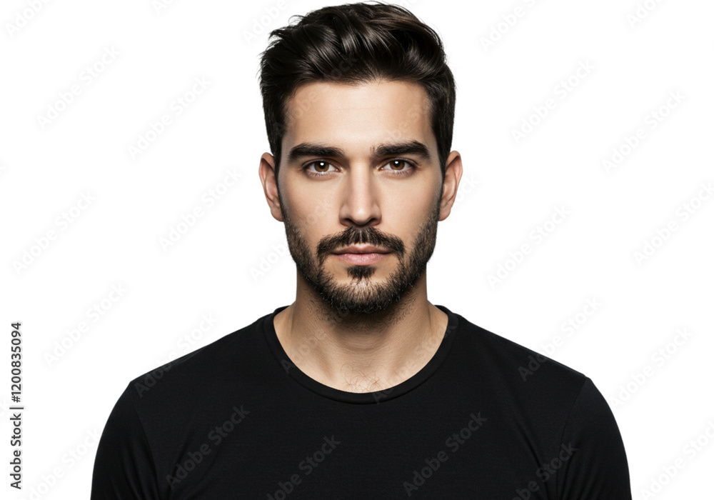 Handsome Man Portrait Dark Background Serious Expression Studio Shot Guy Men Face Male Hair Eyes Handsome Man Portrait Dark Background Serious Expression Studio Shot Guy Men Face Male Hair Eyes