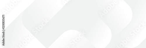 Abstract white Geometric banner design background.