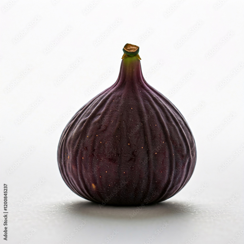 Fototapeta premium Ripe figs on a white background. Selective focus.