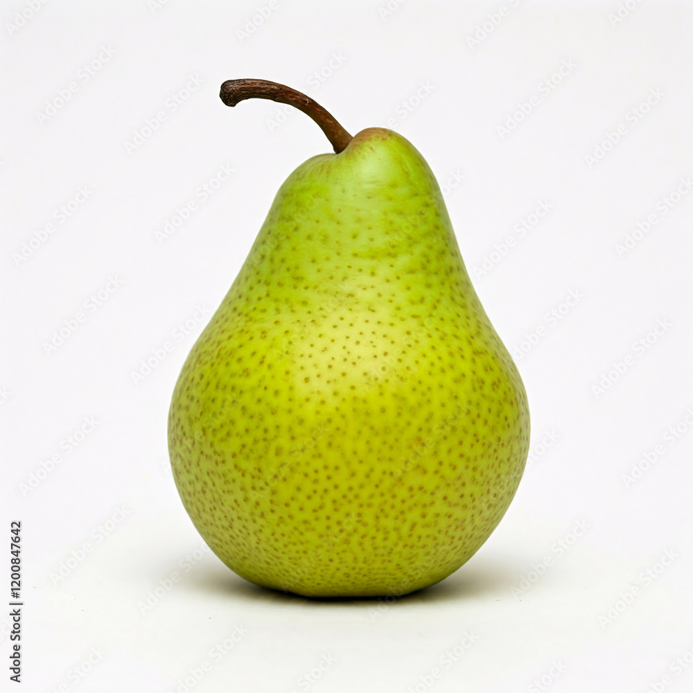 pear on a white background, close-up, isolated object pear on a white background, close-up, isolated object