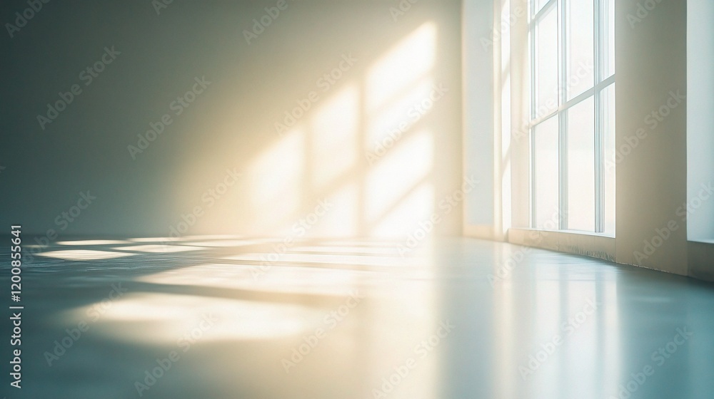 Obraz premium Modern Light-Filled Office Backdrop with Gorgeous Natural Light