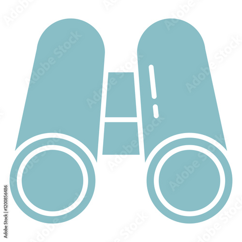 Binocular  Icon Element For Design