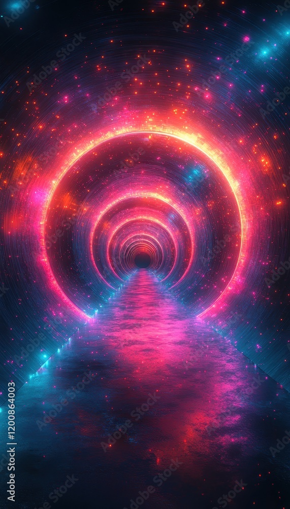 Neon Tunnel - Futuristic Design Neon Tunnel - Futuristic Design