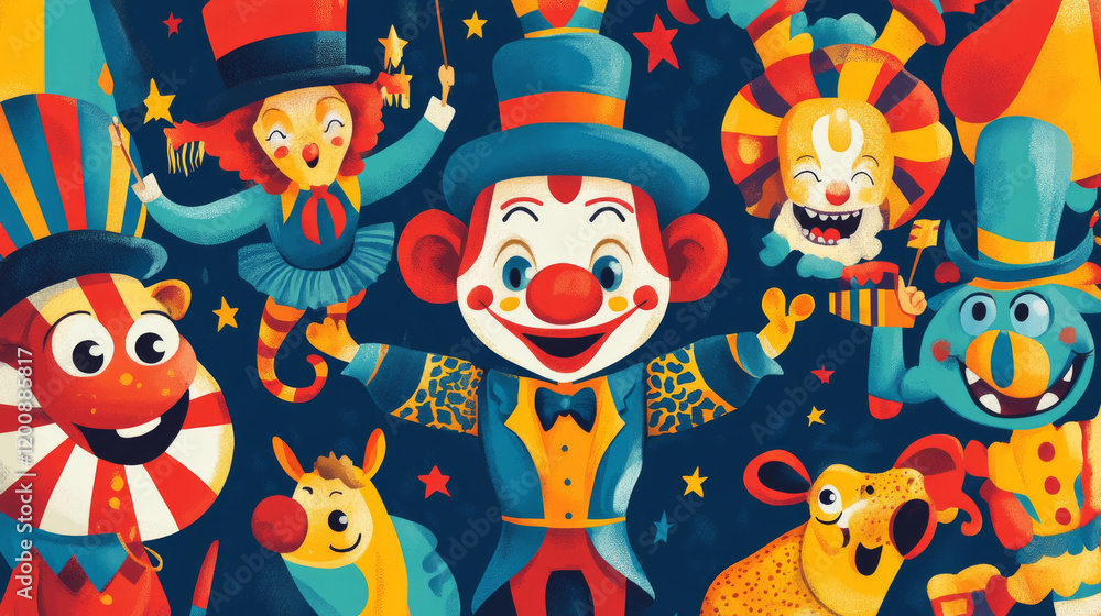 I spy game shapito circus characters, kids education activity. Find and count puzzle, maze and riddle, math worksheet vector template with cartoon circus clowns, magician, acrobat, snake charmer I spy game shapito circus characters, kids education activity. Find and count puzzle, maze and riddle, math worksheet vector template with cartoon circus clowns, magician, acrobat, snake charmer
