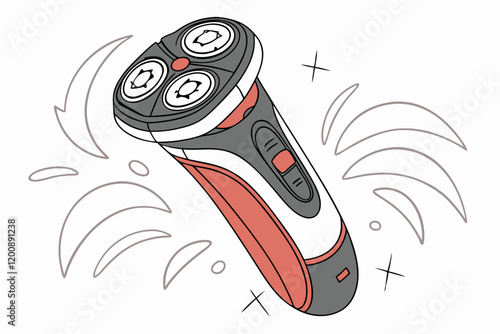 illustration of an razor