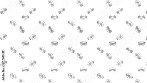 Seamless pattern with twisted lines, vector linear tiling background, stripy weaving, optical maze, twisted stripes. Black and white design. fabric , print, cover, banner and invitation