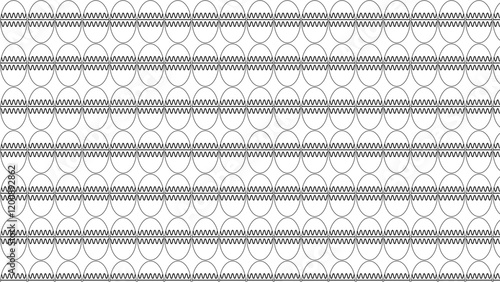 Seamless pattern with twisted lines, vector linear tiling background, stripy weaving, optical maze, twisted stripes. Black and white design. fabric , print, cover, banner and invitation