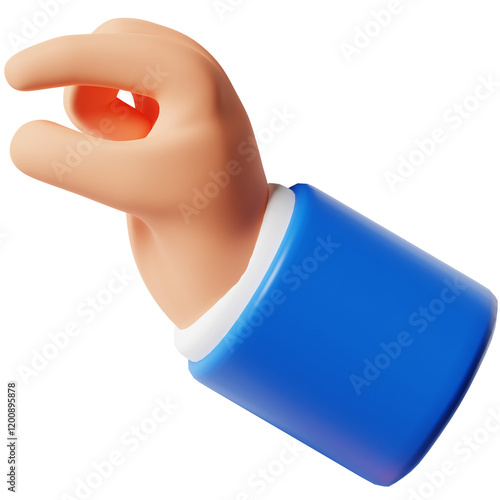 3D Pinched Hand Gesture