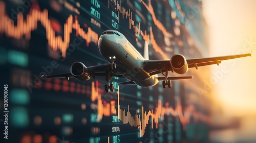 Futuristic Finance Soaring and Digital Insights on a Dynamic Market Backdrop