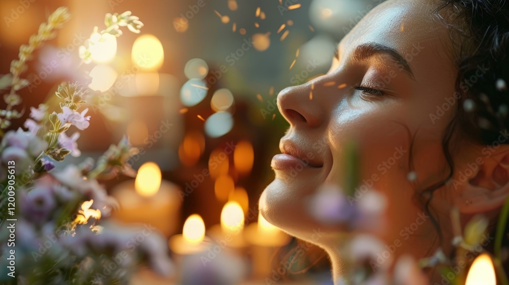 Fototapeta premium A Captivating Glimpse into the Blissful Experience of Homeopathy and Natural Healing 