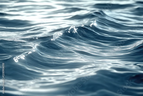 . A QuickTime animation of flowing waves with subtle ripples and light reflections, ideal for looping backgrounds. photo