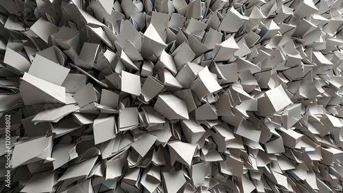 Abstact white background 3d illustration Generative AI