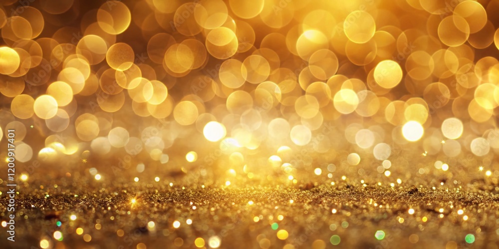 Abstract Gold Bokeh Background: Luxurious Shimmering Texture Abstract Gold Bokeh Background: Luxurious Shimmering Texture