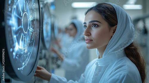 a woman in a white shirt