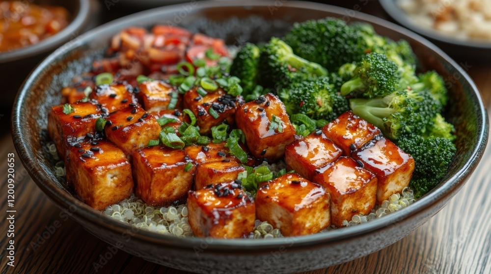 Vibrant Plant-Based Protein Bowl with Tofu and Quinoa Vibrant Plant-Based Protein Bowl with Tofu and Quinoa