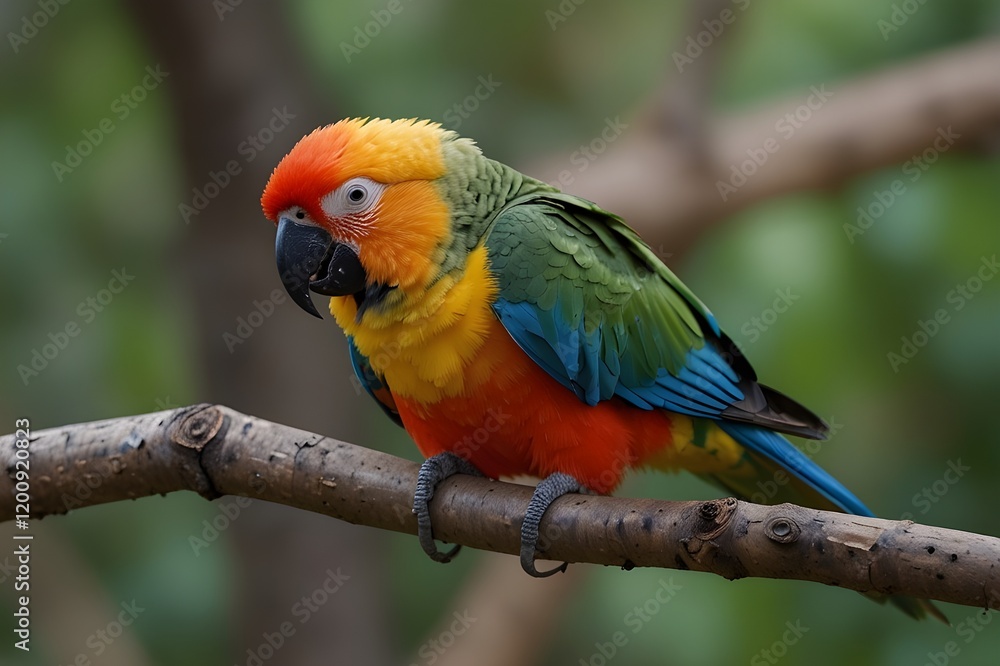 Obraz premium blue and yellow macaw