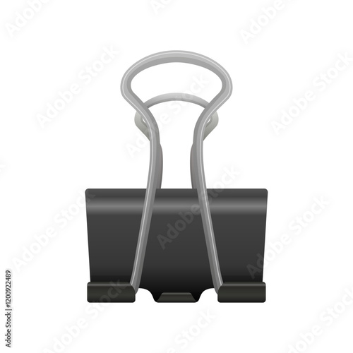 ダブルクリップのイラスト