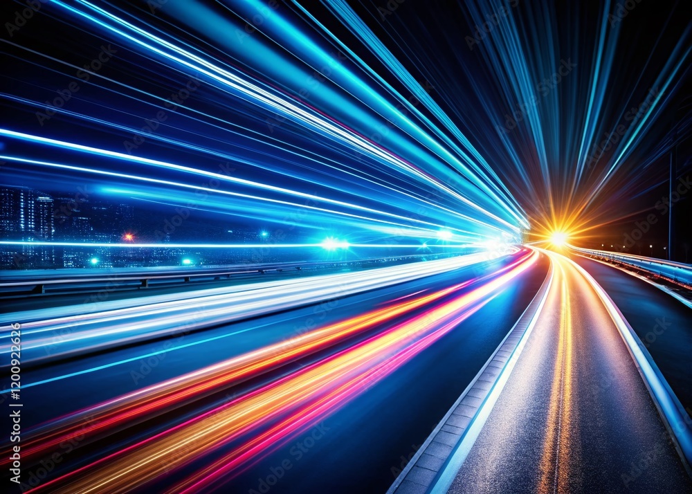 Abstract White Space Long Exposure Light Trails Graphic Poster Background Abstract White Space Long Exposure Light Trails Graphic Poster Background