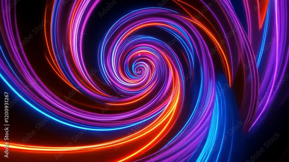 Vivid swirling colors create hypnotic motion, showcasing dynamic light patterns in an energetic, abstract visual experience Vivid swirling colors create hypnotic motion, showcasing dynamic light patterns in an energetic, abstract visual experience