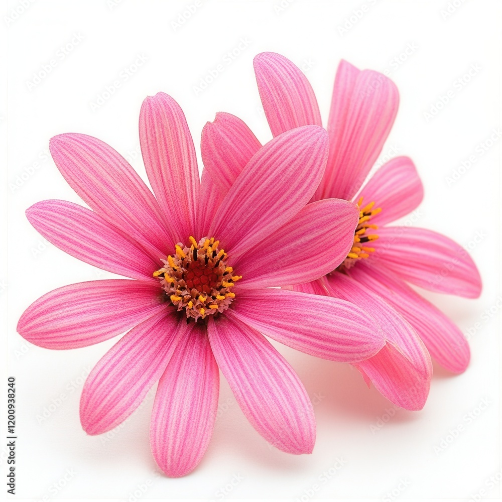 Pink flowers studio shot, white background (2) Pink flowers studio shot, white background (2)