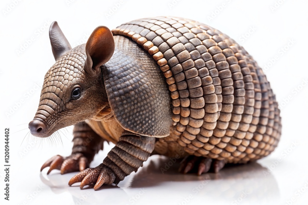 Aerial View of Armadillo on White Background - Drone Photography Aerial View of Armadillo on White Background - Drone Photography