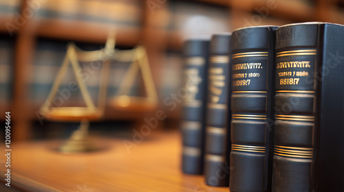 Notary, justice and legal service icon of law book, legislation and lawyer firm vector symbol. Decree and civil rights constitution book sign for notary certification or advocate service