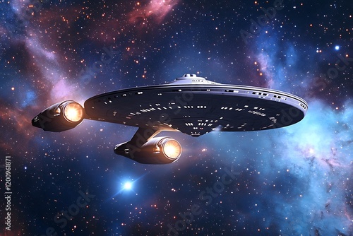 Fototapeta Naklejka Na Ścianę i Meble -  ufo in space