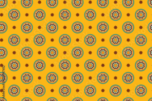 Seamless African Cloth Pattern