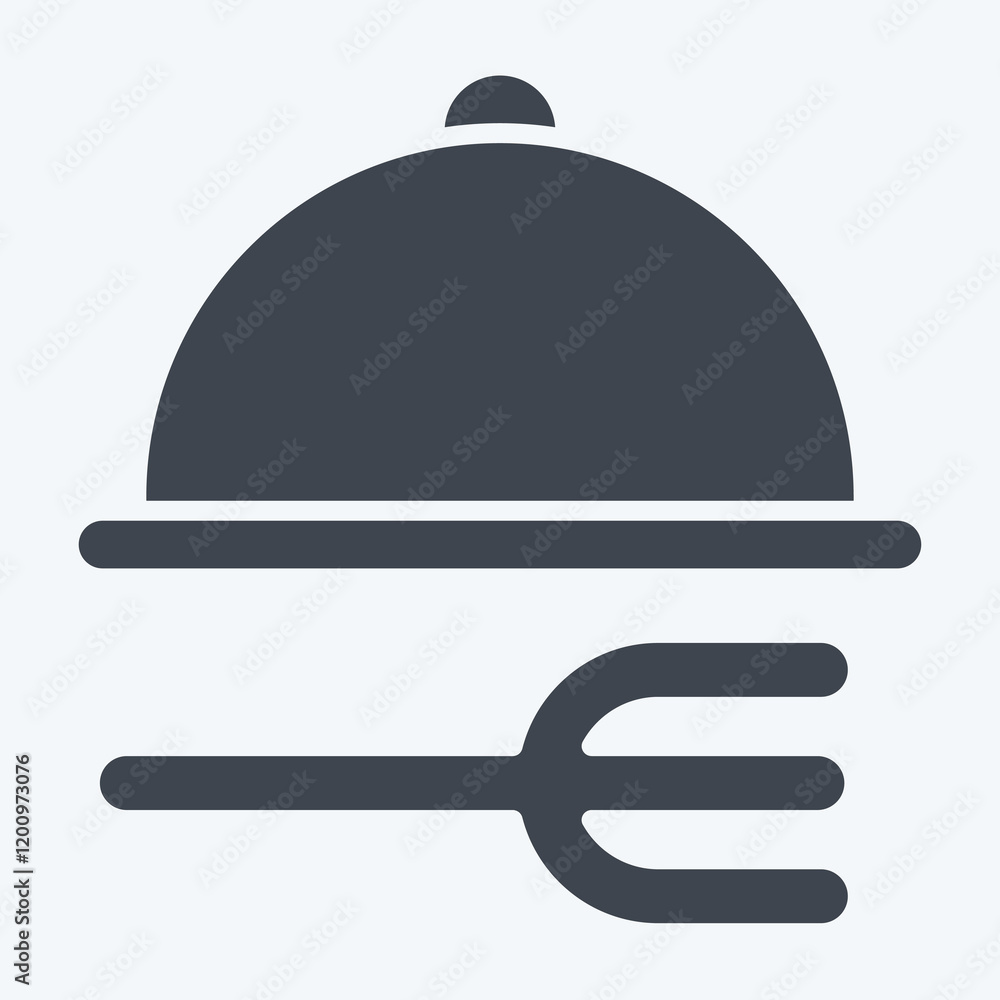 Fototapeta premium Icon Restaurant. related to Restaurant symbol. glyph style. design editable