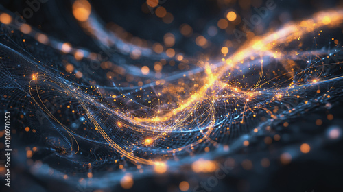 Wallpaper Mural Abstract digital background electromagnetic wave background Innovation digital wave background information technology background The background is the background. gradient wave digital wave banner Torontodigital.ca