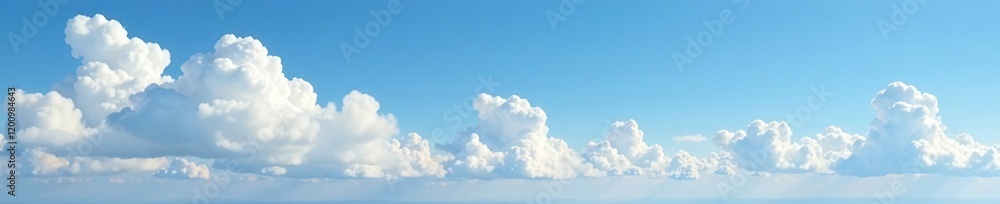 White and Gray Cumulus Clouds Against a Blue Sky, sky, gray White and Gray Cumulus Clouds Against a Blue Sky, sky, gray