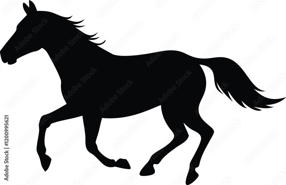Black Horse Silhouette: Perfect for Equestrian and Wildlife Themes
Black Horse Silhouette: Perfect for Equestrian and Wildlife Themes