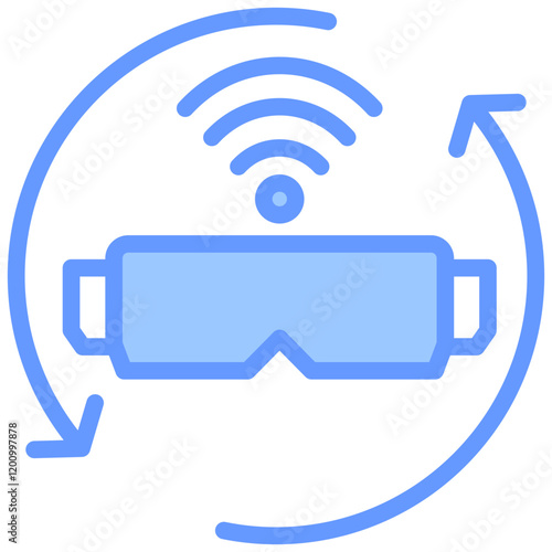 Vr Blue Icon