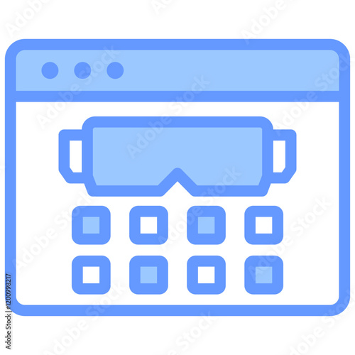 Spatial Comp Application Blue Icon
