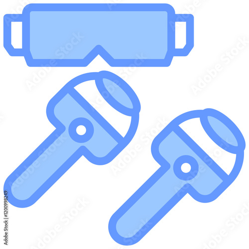 Spatial Comp Device Blue Icon