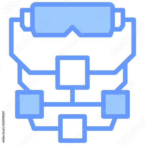 Spatial Comp Framework Blue Icon