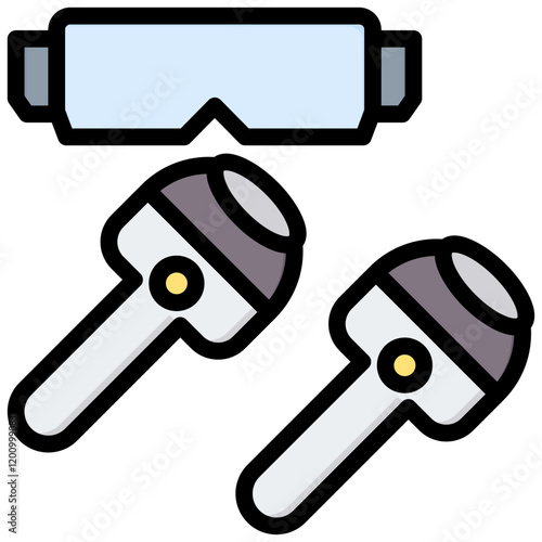 Spatial Comp Device Outline Color Icon