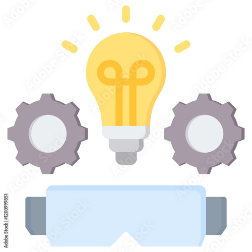 Spatial Cognition Flat Icon