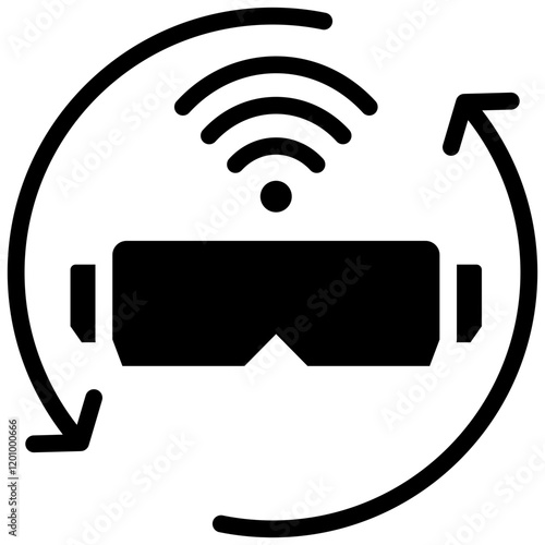 Vr Glyph Icon