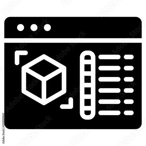 Spatial Interpolation Glyph Icon