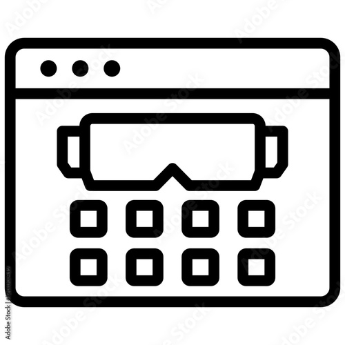 Spatial Comp Application Outline Icon